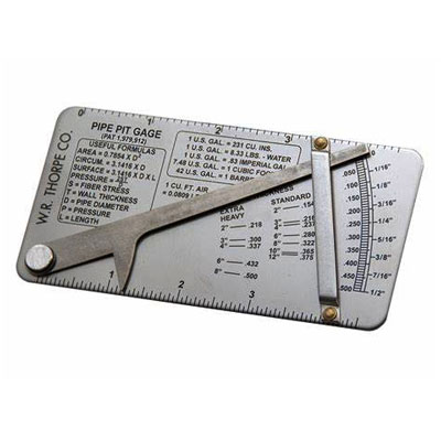PIPE PIT GAUGE