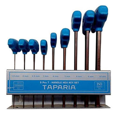 9 PCS. - T-HANDLE ALLEN KEYS SET