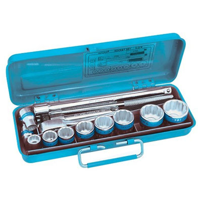BI-HEXAGONAL SOCKETS SET - (3/4) SQUARE DRIVE