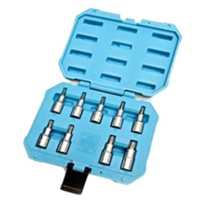 E - SOCKETS SET - 12.7MM (1/2) SQUARE DRIVE (9PCS. E- SOCKET SET)