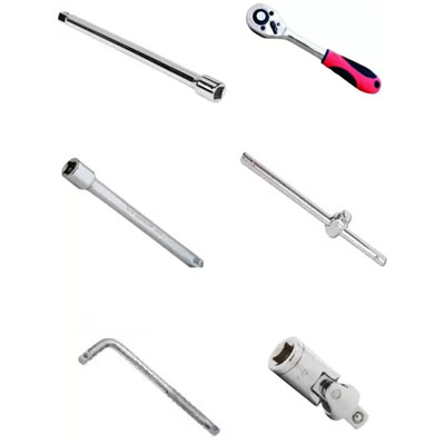SOCKETS ACCESSORIES - 6.3MM (1/4) SQUARE DRIVER