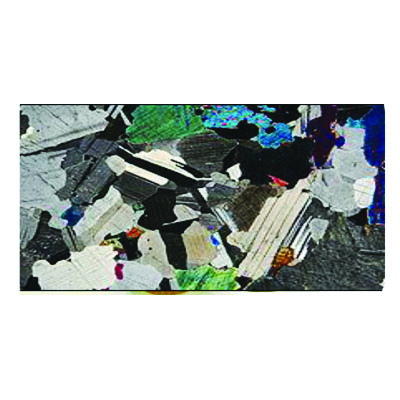 Thin sections of Minerals ,for viewing under Microscope